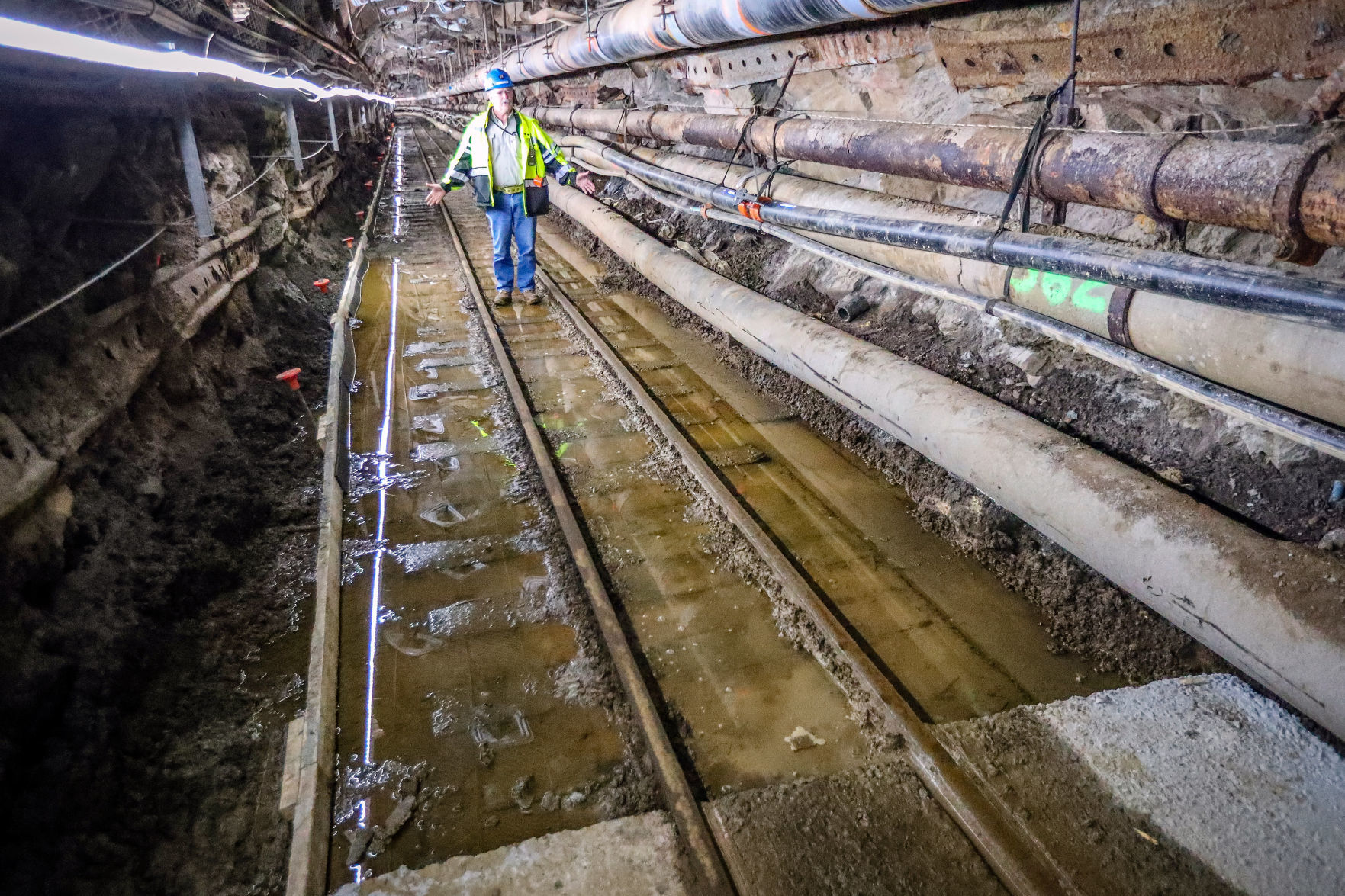 Conveyor site at the Sanford Lab